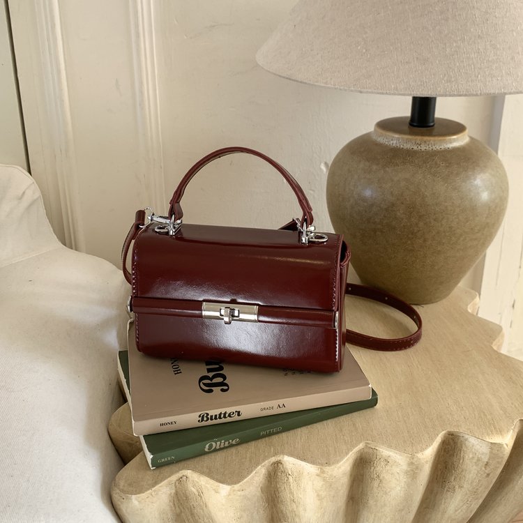 Luxury Bags Paris - Luxe lederen, modieuze, elegante crossbody tas,
