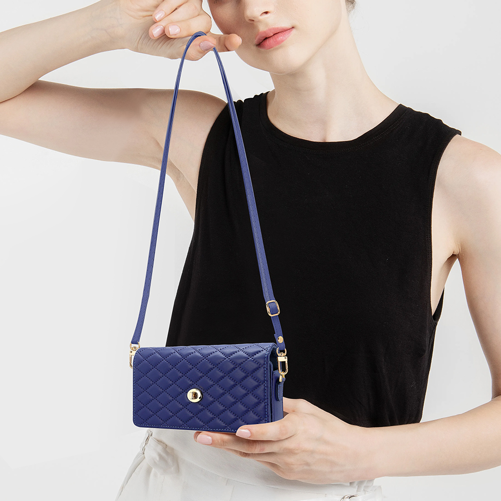 Luxury Bags Leather - Verstelbare crossbody riem mobiele telefoon portemonnee