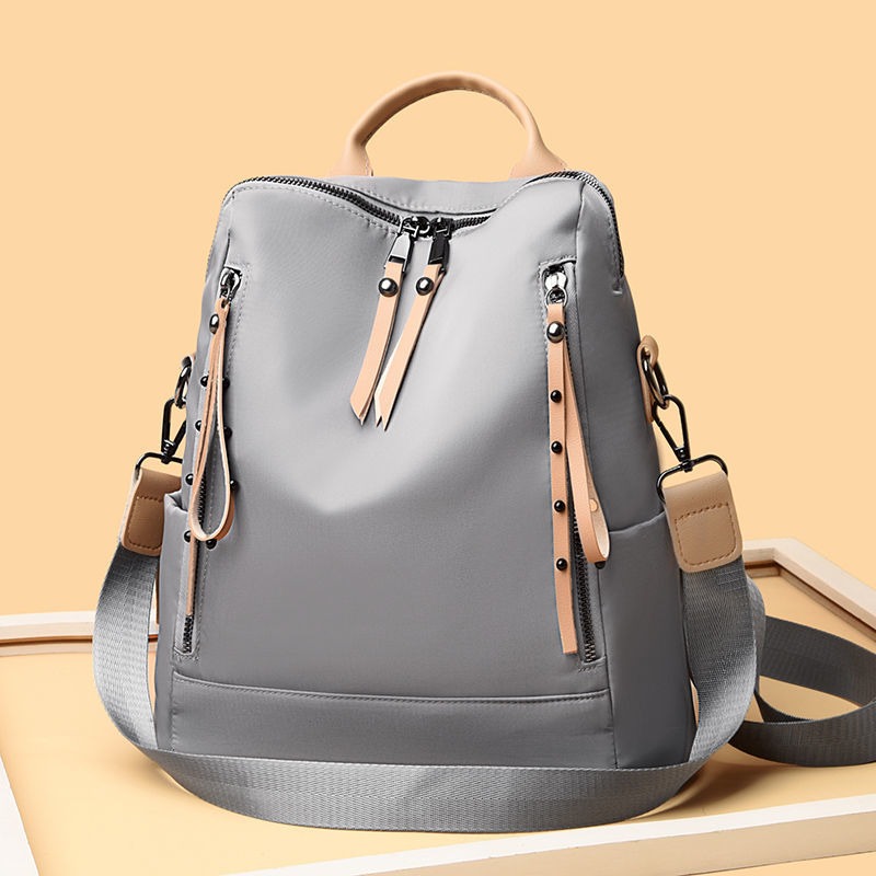 Luxury Bags For Young Women - Damesrugzaktas Zacht nylon waterdicht schooltasje Luxe