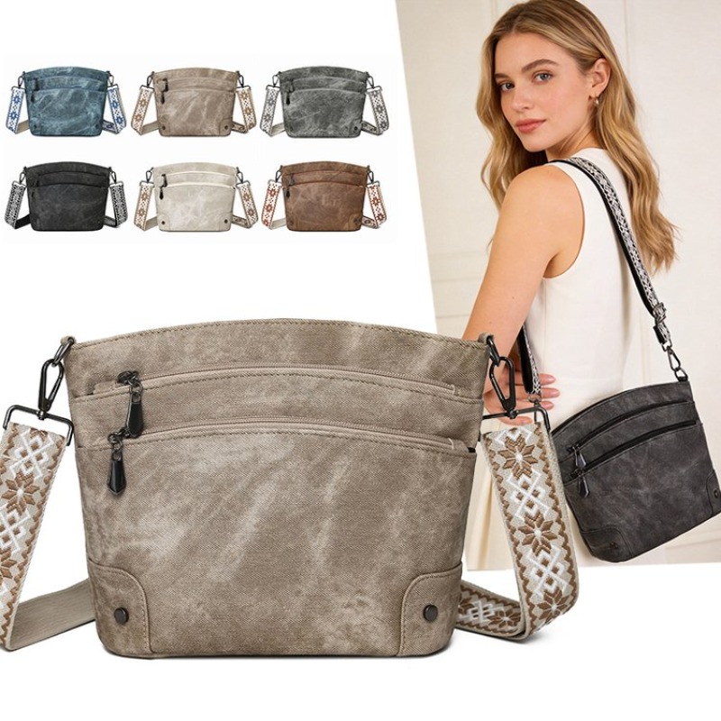 Luxury Bags Paris - Elegante grote leren luiertas voor dames,