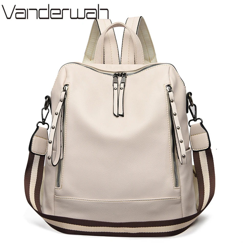 Luxury Bags For Young Women - Merk Luxe Rugzakken Zacht Leer Waterdichte
