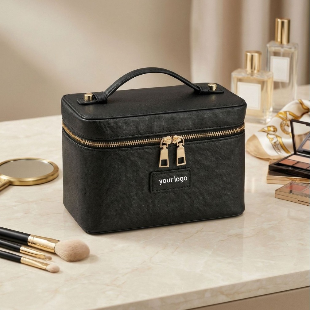 Luxe make-up tas van struisvog - Luxury Bags Leather recensie en prijs