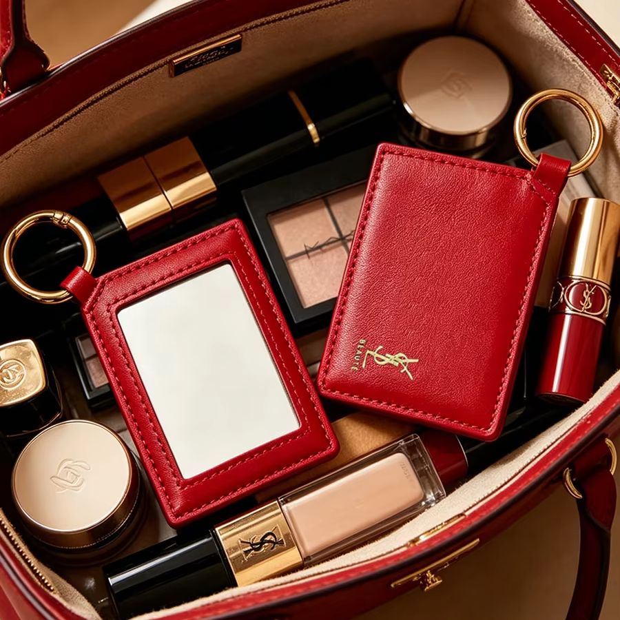 YSL Rode Lederen Vierkante Min - Luxury Bags Leather recensie en prijs