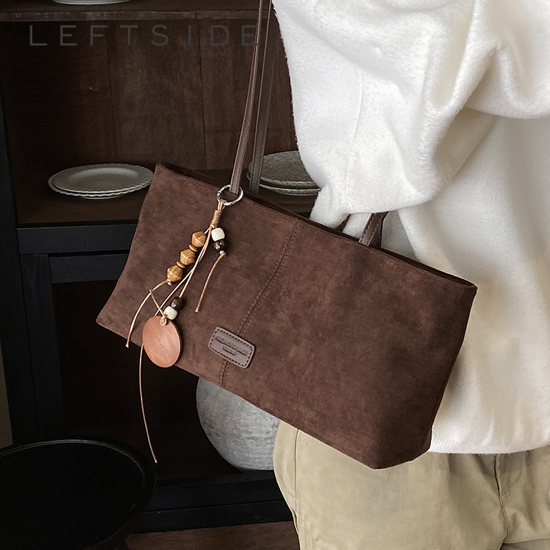 LEFTSIDE Retro Suède Schoudert - Luxury Bags 2026 Trends recensie en prijs